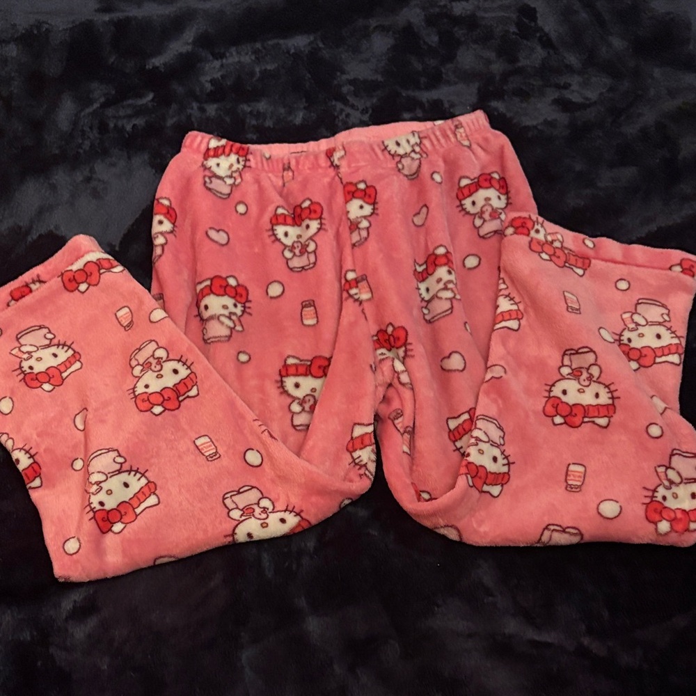 Hello Kitty Pink Pajama Bottoms